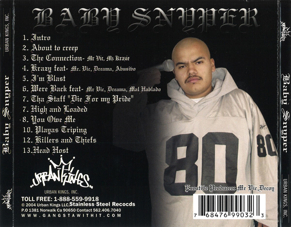 Baby Snyper - Straight From The Streets Chicano Rap